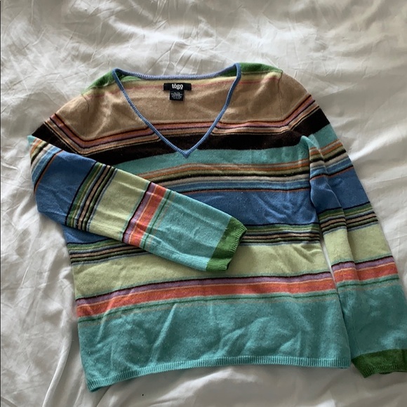 Togo Vintage 100% Cashmere Sweater - Picture 4 of 6